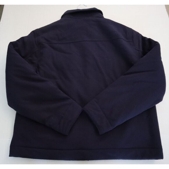 GAP 829200-011 Men's Sz M Blue Lined Utility Sweatshirt Jacket Shacket - Picture 11 of 12